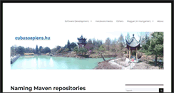 Desktop Screenshot of cubussapiens.hu